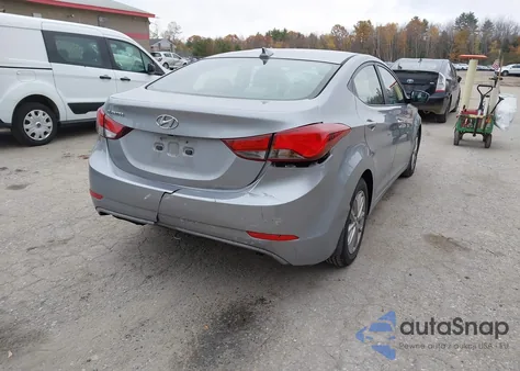 2016 Hyundai Elantra Se from USA, damaged, VIN 5NPDH4AE5GH692183